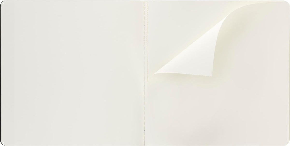 Moleskine Art Sketch Album, Soft Cover, Square (7.5" x 7.5") Plain/Blank, Black, 88 Pages