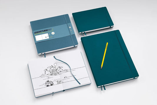 Leuchtturm1917 - Medium A5 Hardcover Sketchbook (Lemon) - 112 Pages of 150g/m² Paper