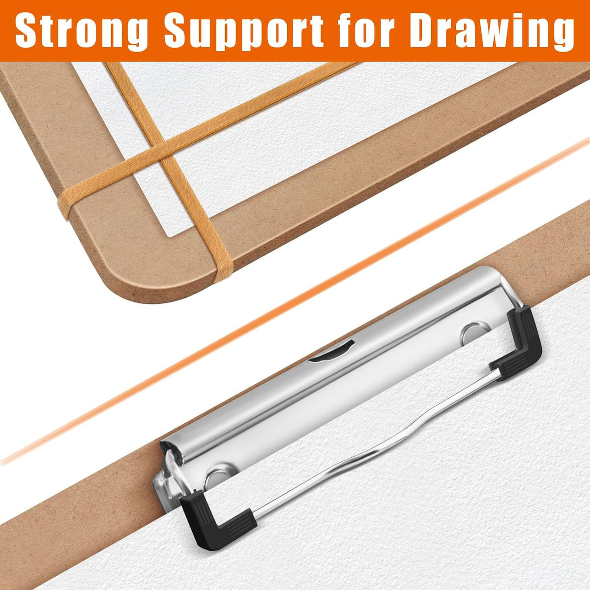 tutata 23 x 26 Drawing Board, Sketch Board with Handle, Portable Clipboard