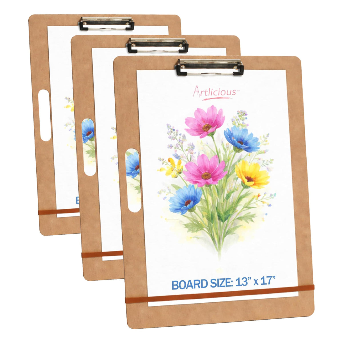 Artlicious Portable Drawing Board with Handle - Sketch Clipboard Artists