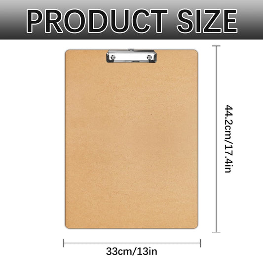 4 PCS Extra Large 11x17 Clipboard Clipboard, Wood Cleats with Low Profile Clips for Drawing, Sketching, and Art Boards, Horizontal Wood Lapping, Landscape Layout (3Mm Thickness)