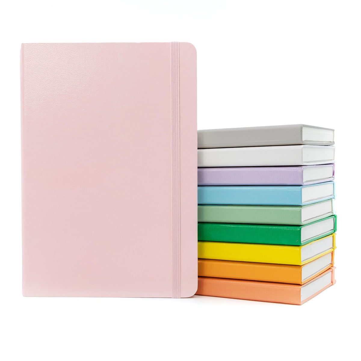 PAPERAGE Blank Journal Notebook, (Raspberry), 160 Pages, Medium 5.6 in x 8 in - 100 GSM Thick Paper – Hardcover Journaling Notebook for Work, School, Note Taking or Sketching