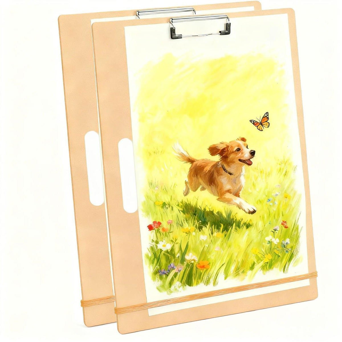 13"x17" Drawing Board with Adjustable Clip, Portable Art Sketch Board