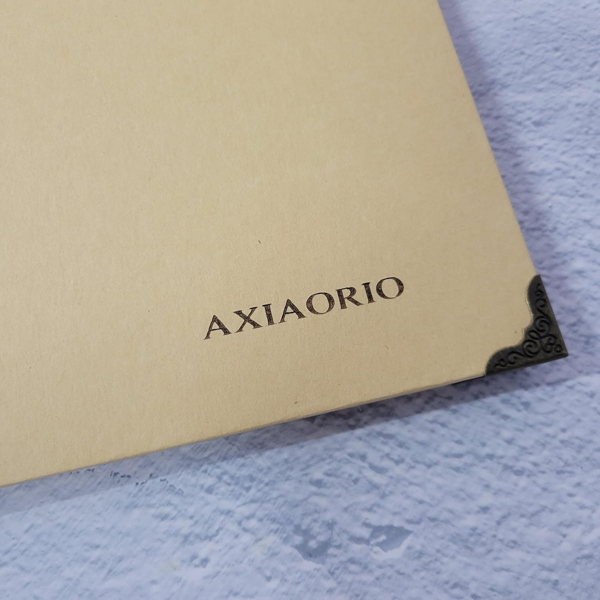 AXIAORIO Sketchbooks, Vintage Kraft Hard Cover Design