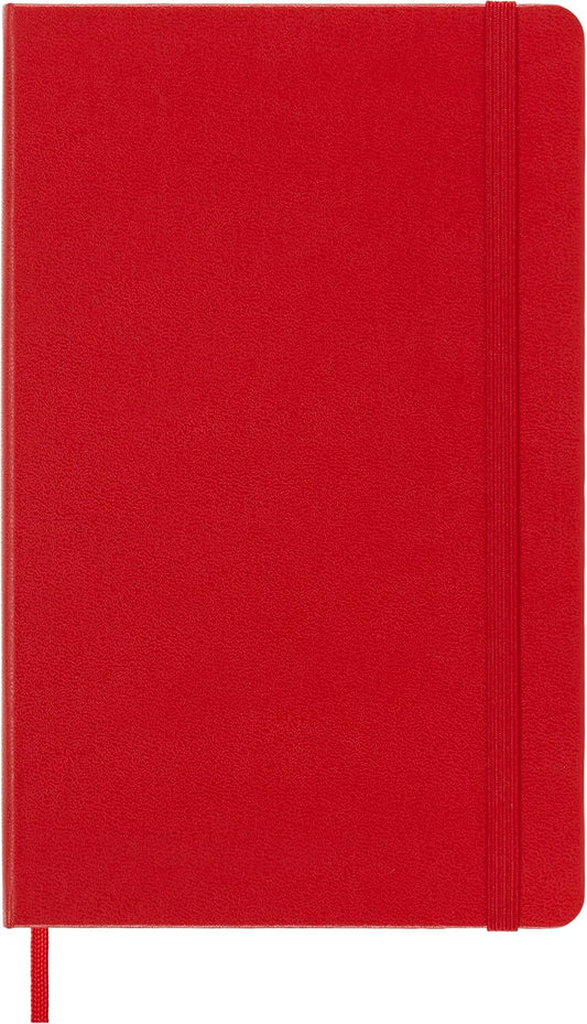 Moleskine Art Sketchbook, Hard Cover, Large (5" x 8.25") Plain/Blank, Scarlet Red, 104 Pages