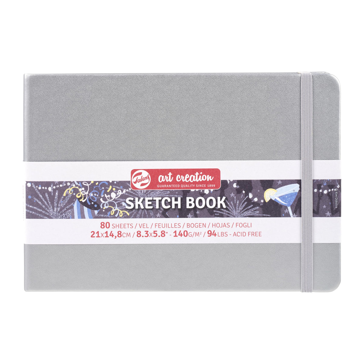 Talens Art Creation Sketchbook, Pastel Violet, 80 Sheets, 5.1 x 8.3 in
