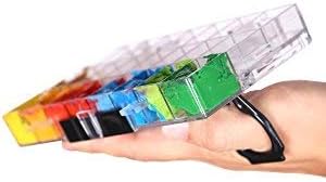 Transon Paint Storage Palette Box 24 Wells Airtight Stay Wet for Watercolor, Gouache, Acrylic and Oil Paint