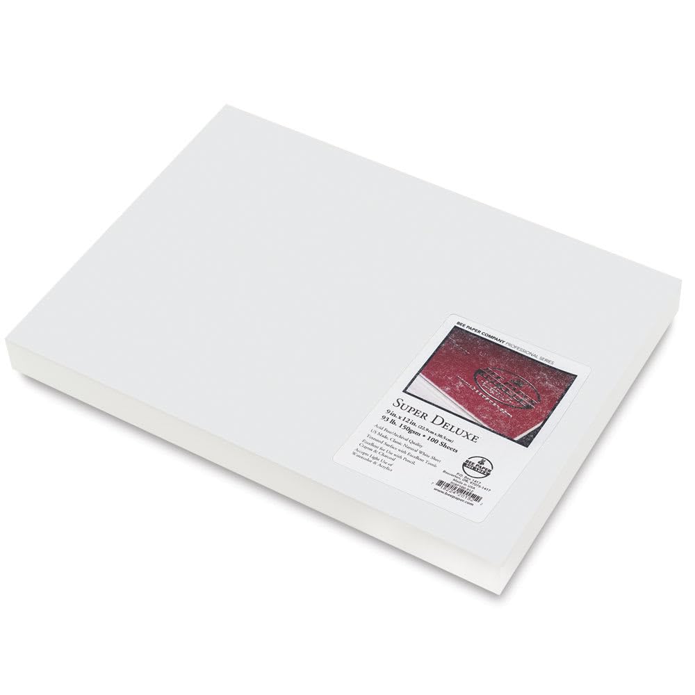Bee Paper - 6"x 6" Super Deluxe Mixed Media Sketching Pad, 60 Sheets