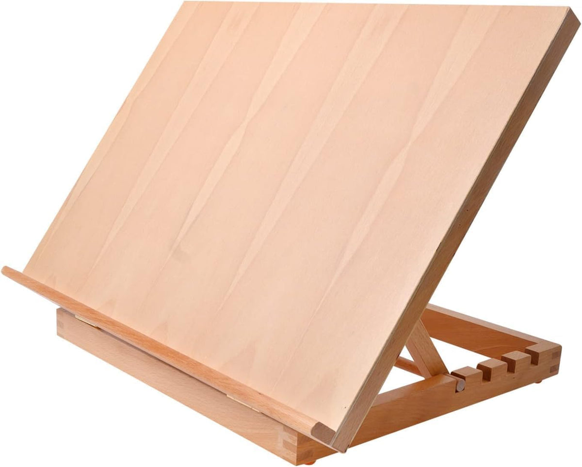 Wood Tabletop Easel, Adjustable A3 Wooden Drawing Board Easel, Artist Painting and Display Easels Painting Easels Art Supplies for Artists Student Beginners Displaying Artwork