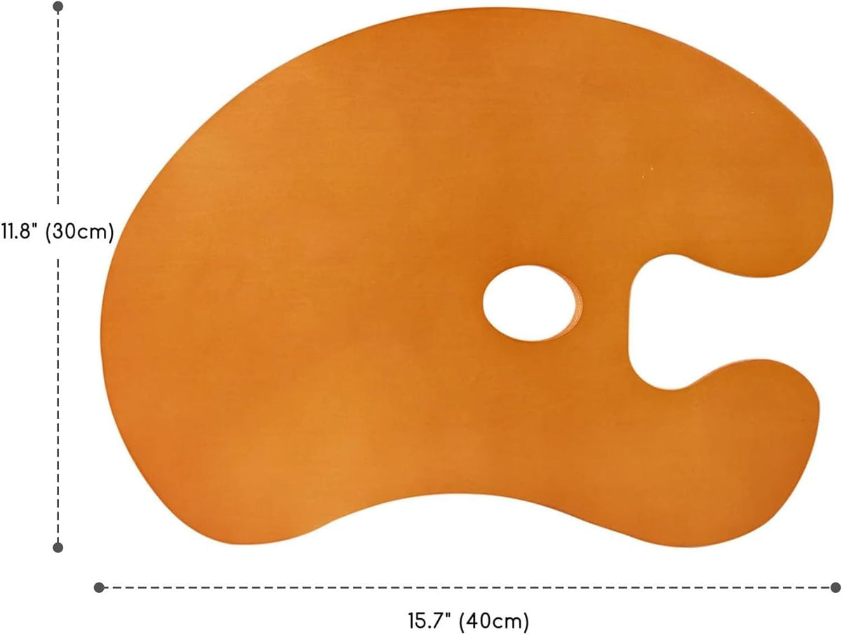 MEEDEN Wood Paint Palette: Artist Wooden Painting Palette