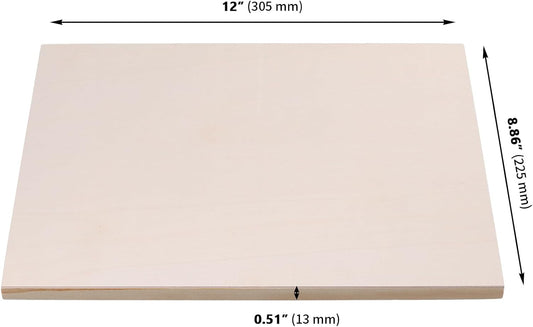 15 PCS 9x12 Inch Wood Canvas, Rectanglar Painting Canvas Board, Unfinished Wooden Panel Boards for Painting, Pouring Art Projects, DIY Craft