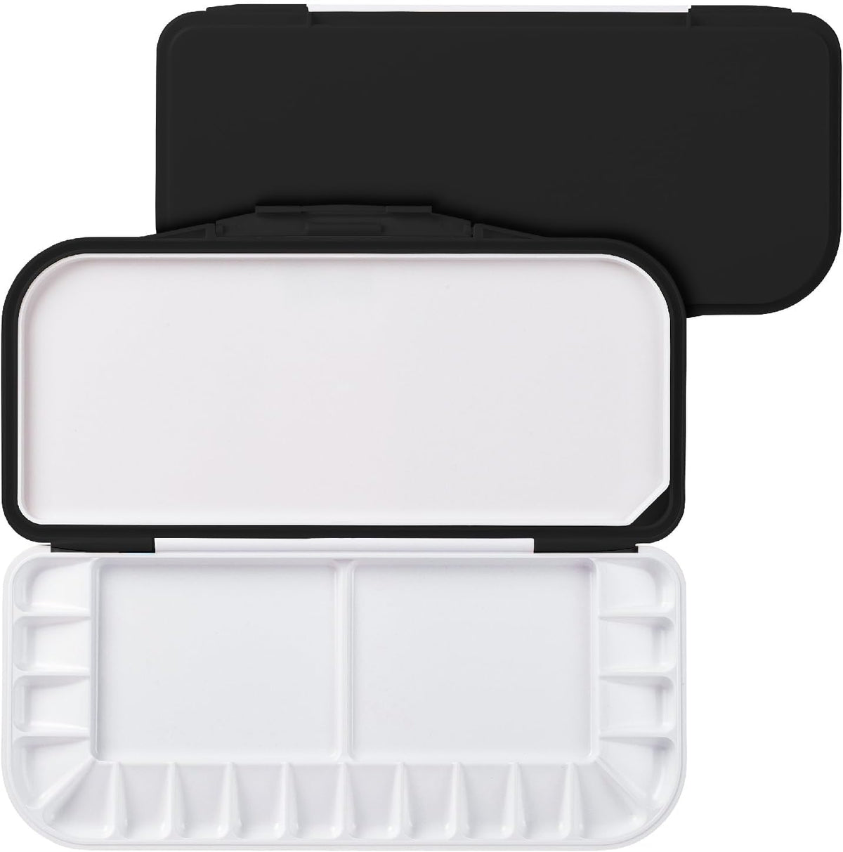 Mr. Pen- Airtight Watercolor Palette with Lid, 18 Wells & 2 Mixing Areas
