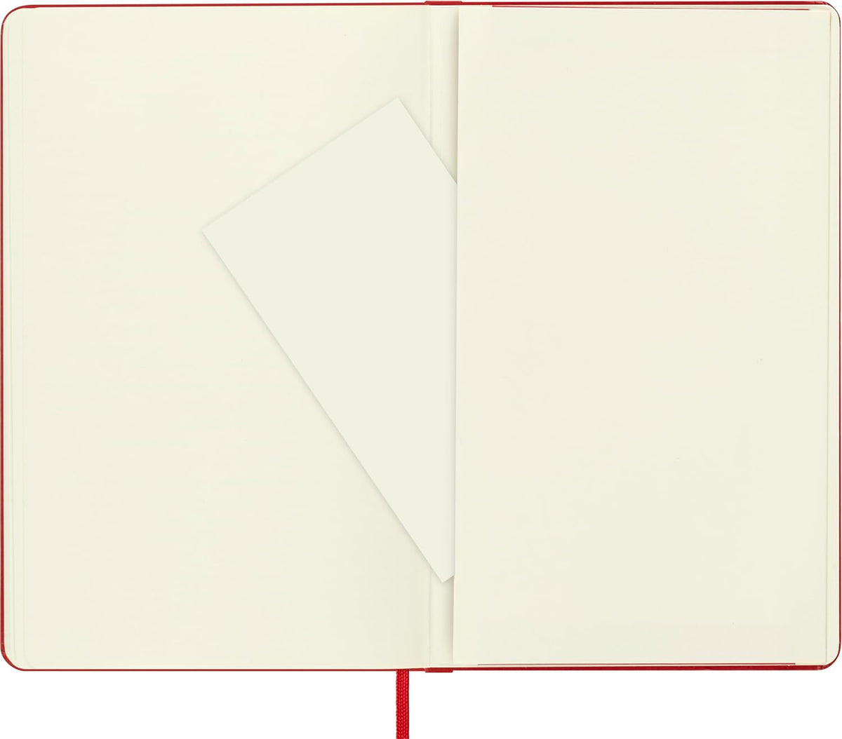 Moleskine Art Sketchbook, Hard Cover, Large (5" x 8.25") Plain/Blank, Scarlet Red, 104 Pages