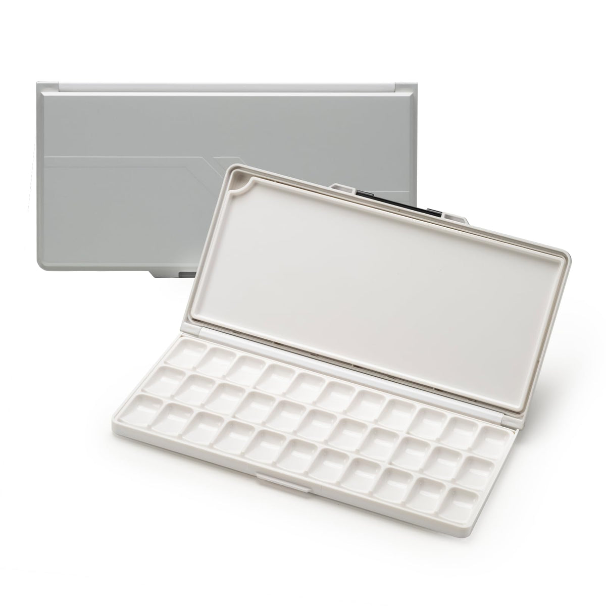 MEEDEN Watercolor Palette with Lid: 33 Wells Airtight Folding Paint Palette