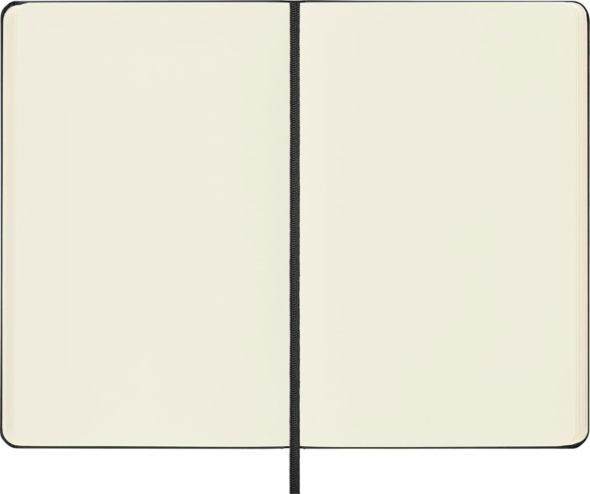 Moleskine Art Sketchbook, Hard Cover, Medium (4.5" x 7") Plain/Blank, Black, 88 Pages