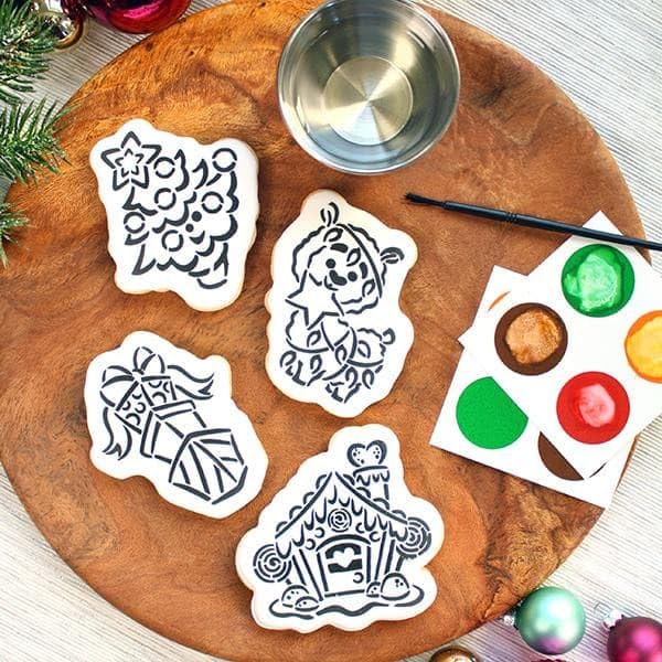 The Cookie Countess PYO Edible Paint Palettes 36 Pouch - Christmas