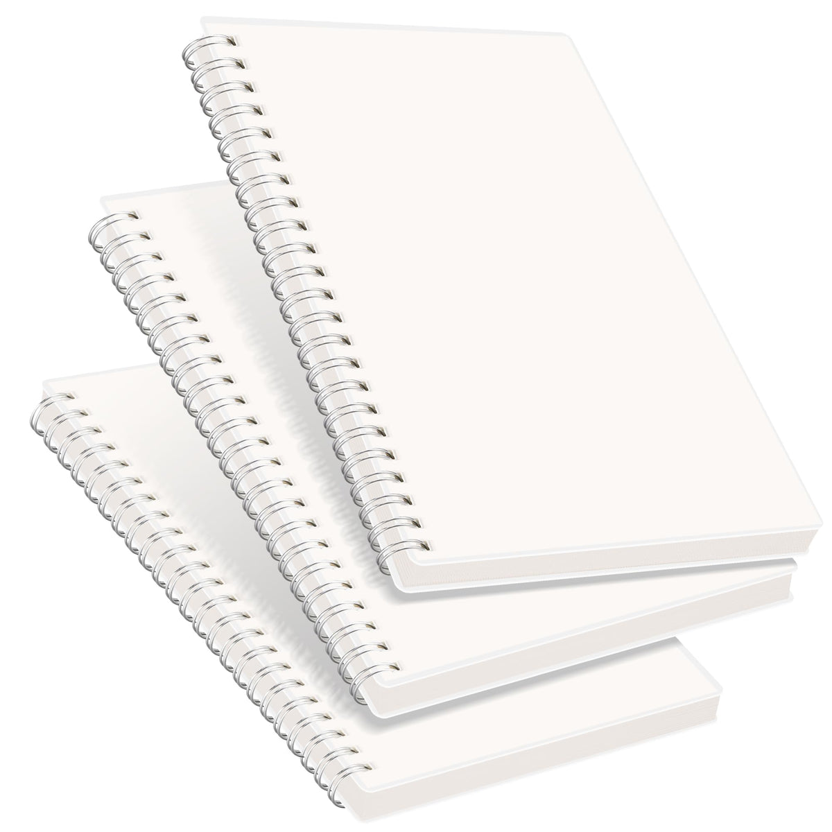 RETTACY Blank Journal Notebook, 160 Pages per Pack, B5 Size (7.6'' × 10'')