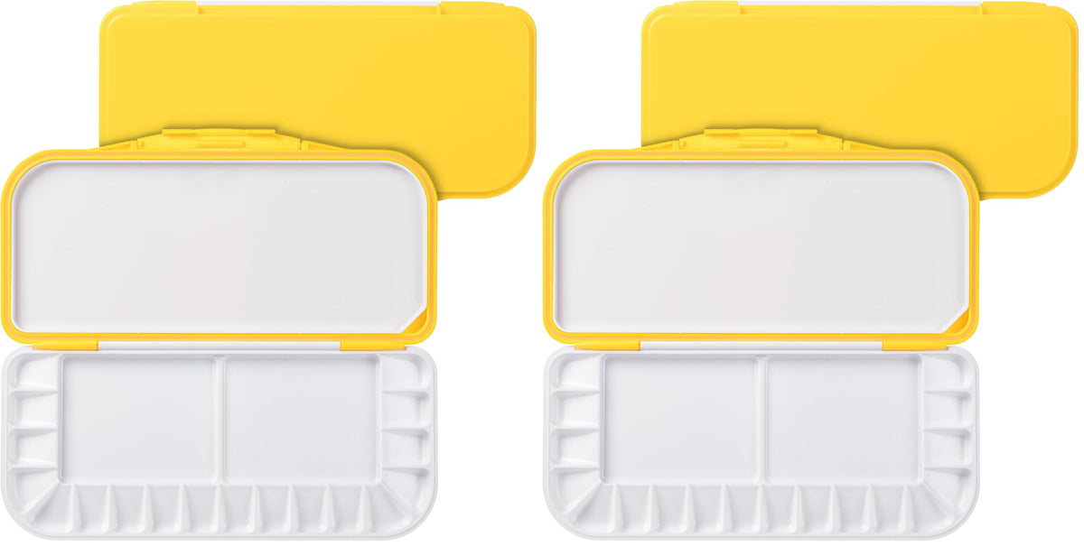 Mr. Pen- Airtight Watercolor Palette with Lid, 18 Wells & 2 Mixing Areas