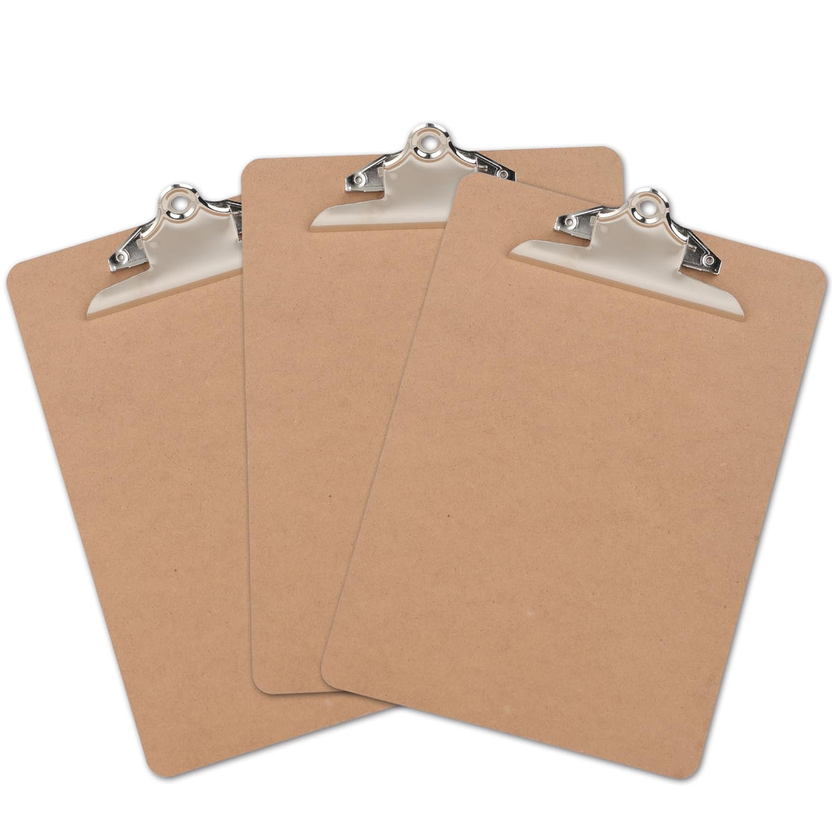 Wood Clipboard Set of 3, 8.5 x 11 Clip Board