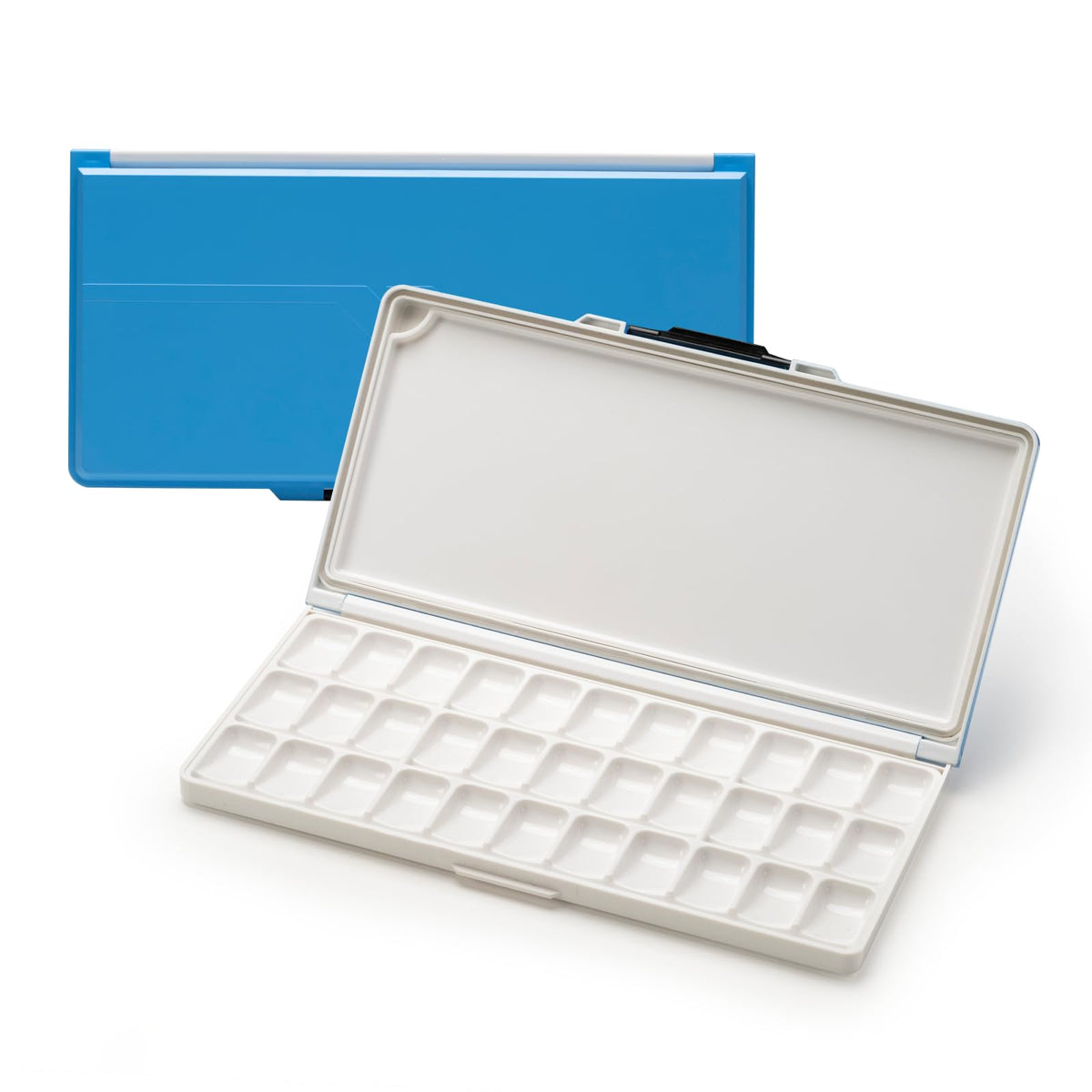 MEEDEN Watercolor Palette with Lid: 33 Wells Airtight Folding Paint Palette