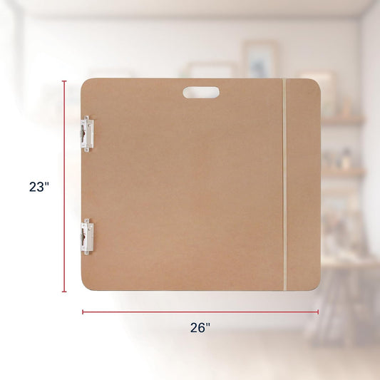 Saunders Sketchboard 23x26 Recycled Hardboard Drawing Board with Handle