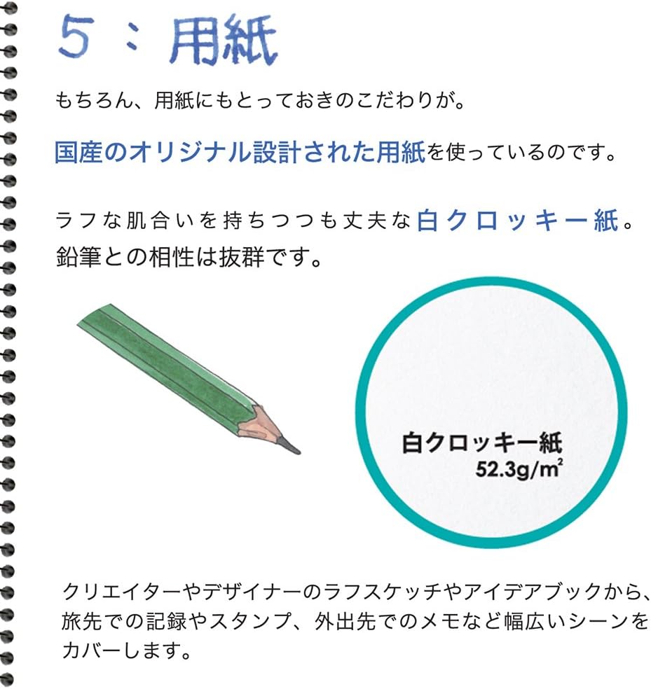 Maruman Croquis Drawing Pad, Medium, 12.13" x 10.04", Blue