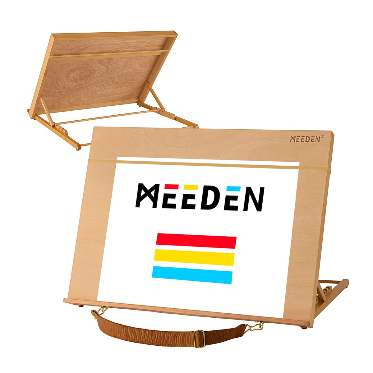MEEDEN Extra Large Tabletop Easel: Wooden Easel for Painting Drawing Board