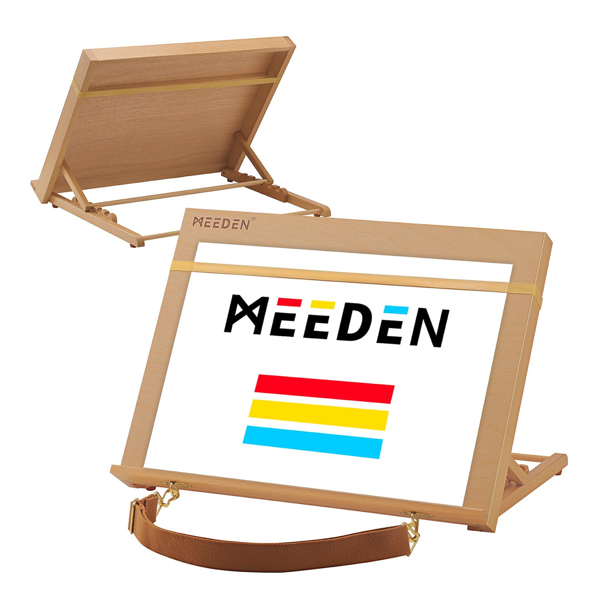 MEEDEN Large Tabletop Drawing Easel: A2 Wooden Sketching Board for Painting