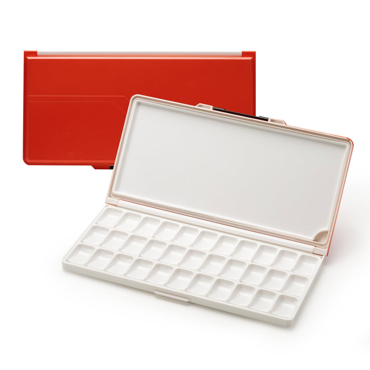 MEEDEN Watercolor Palette with Lid: 33 Wells Airtight Folding Paint Palette