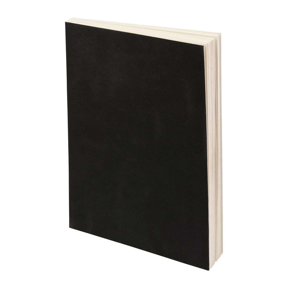 LayFlat Sketchbook - 5.5 x 8.25 Inches - Black Blank Note Book, 64 Sheets, Thick 100gsm Paper…