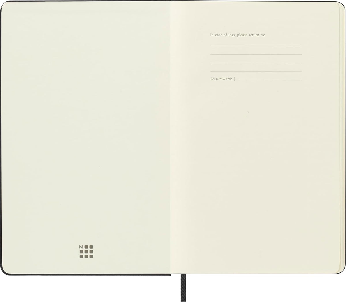Moleskine Art Plus Sketchbook, Large, Plain, Black, Hard Cover (5 x 8.25)
