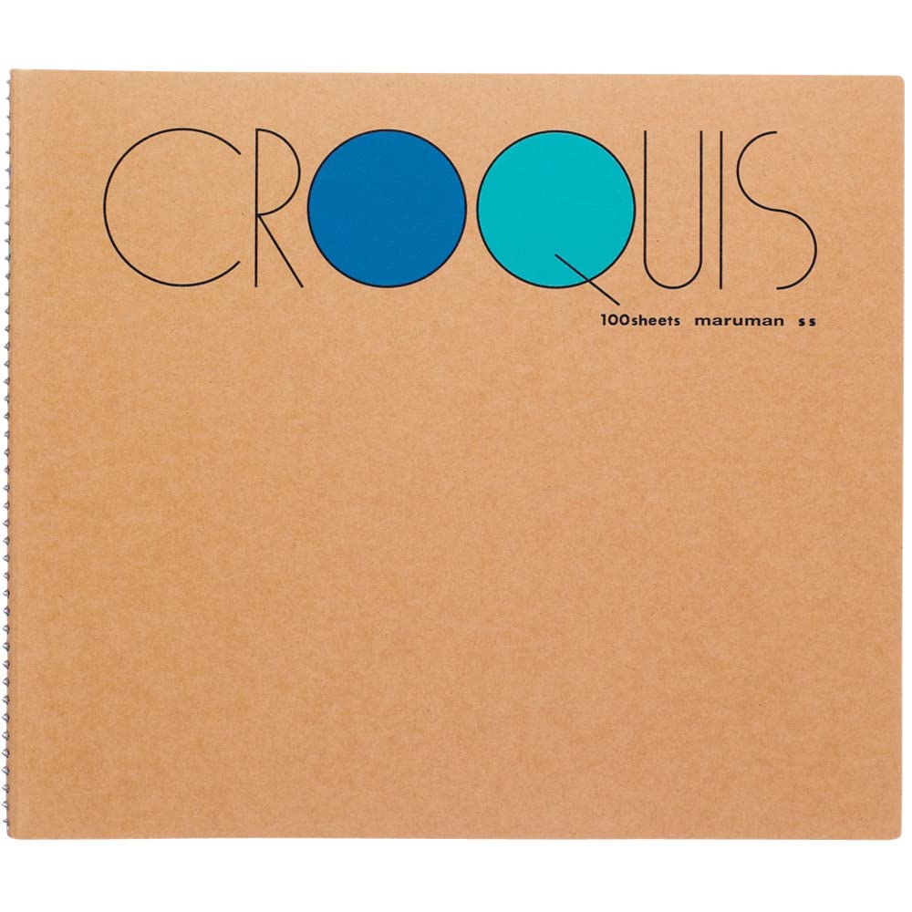 Maruman Croquis Drawing Pad, Medium, 12.13" x 10.04", Blue
