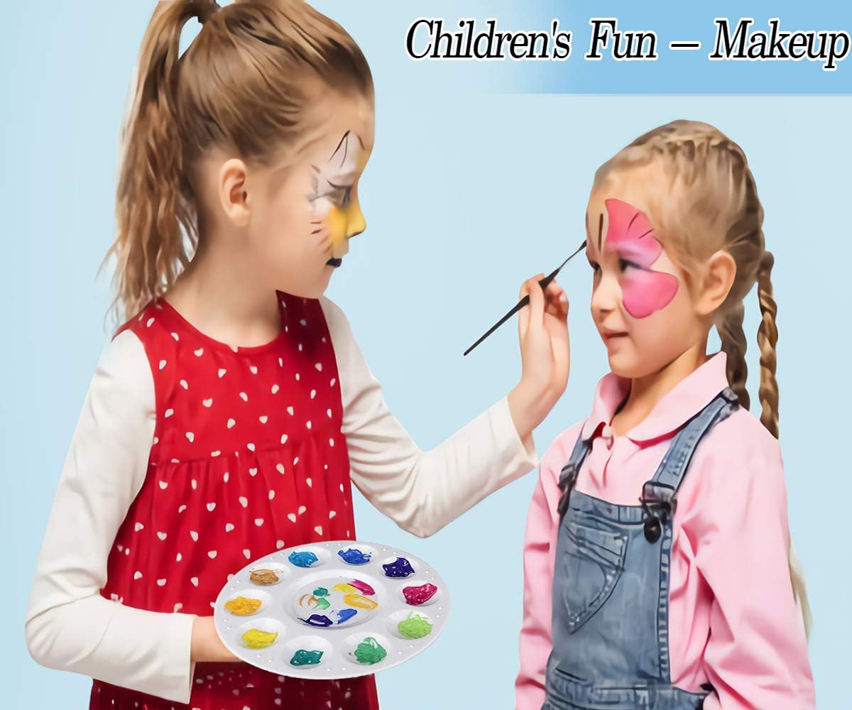 22PCS Paint Tray Palettes,Plastic Paint Pallets for Kids or Adult to Paint