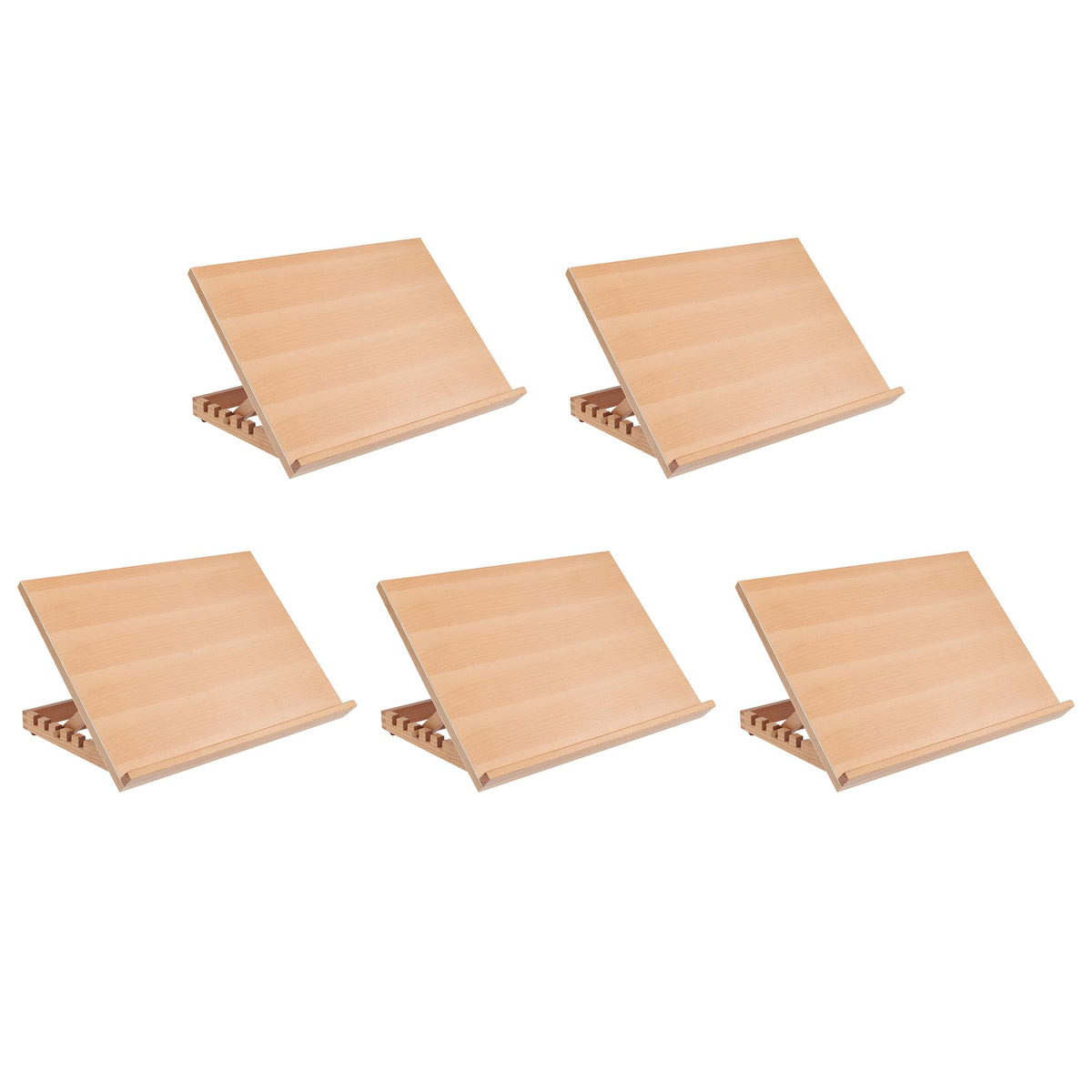 SoHo 12" x 16" Adjustable Beechwood Drawing Board, 5 Positions