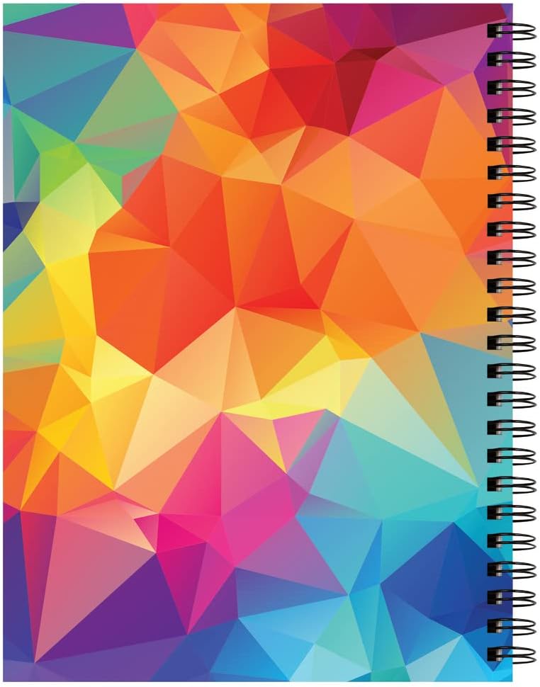 UCreate Fashion Poly Sketch Book, Kaleidoscope, 9'' x 12'', 75 Sheets