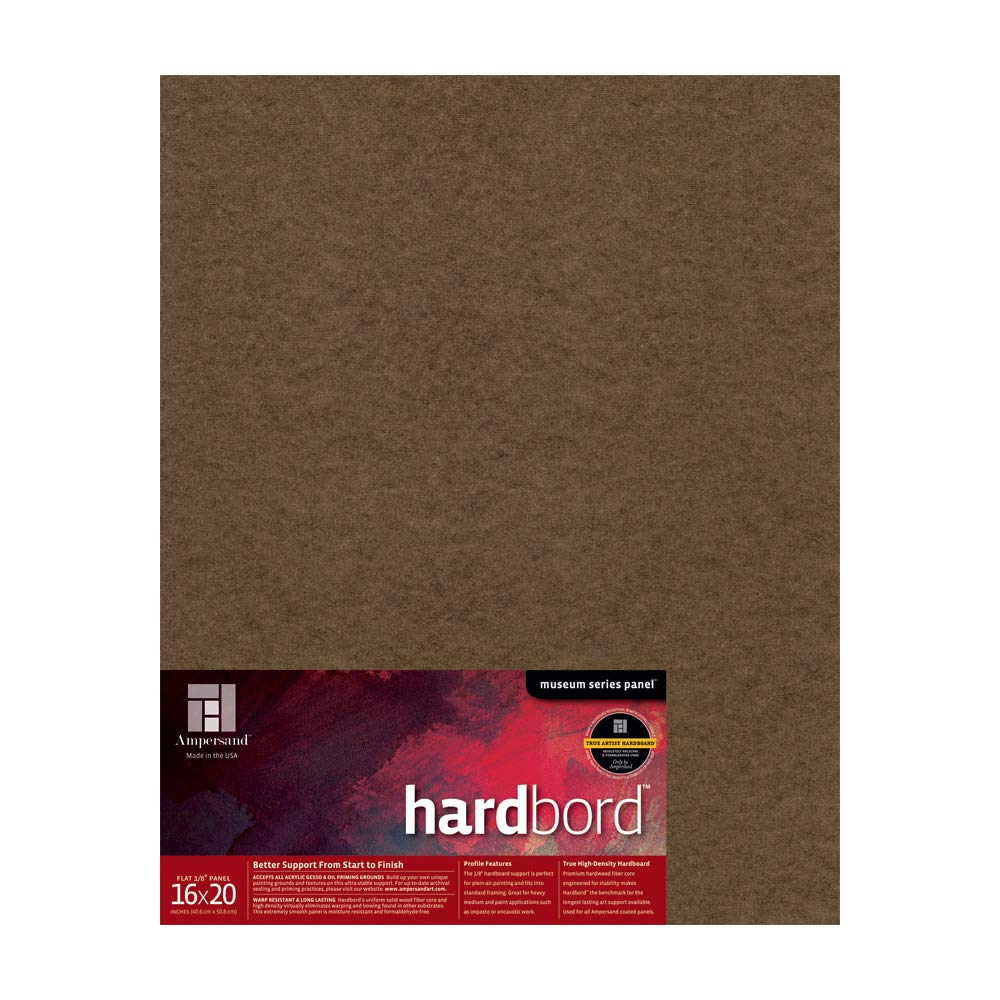 Ampersand Museum Series Hardbord for Painting and Mounting, 1/8 Inch Depth, 12X16 Inch (AMHB12)
