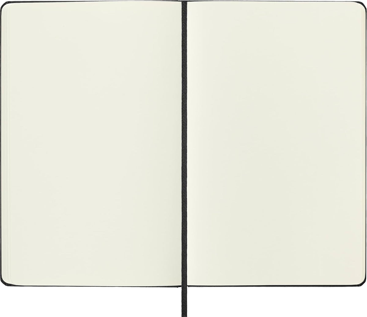 Moleskine Art Plus Sketchbook, Large, Plain, Black, Hard Cover (5 x 8.25)