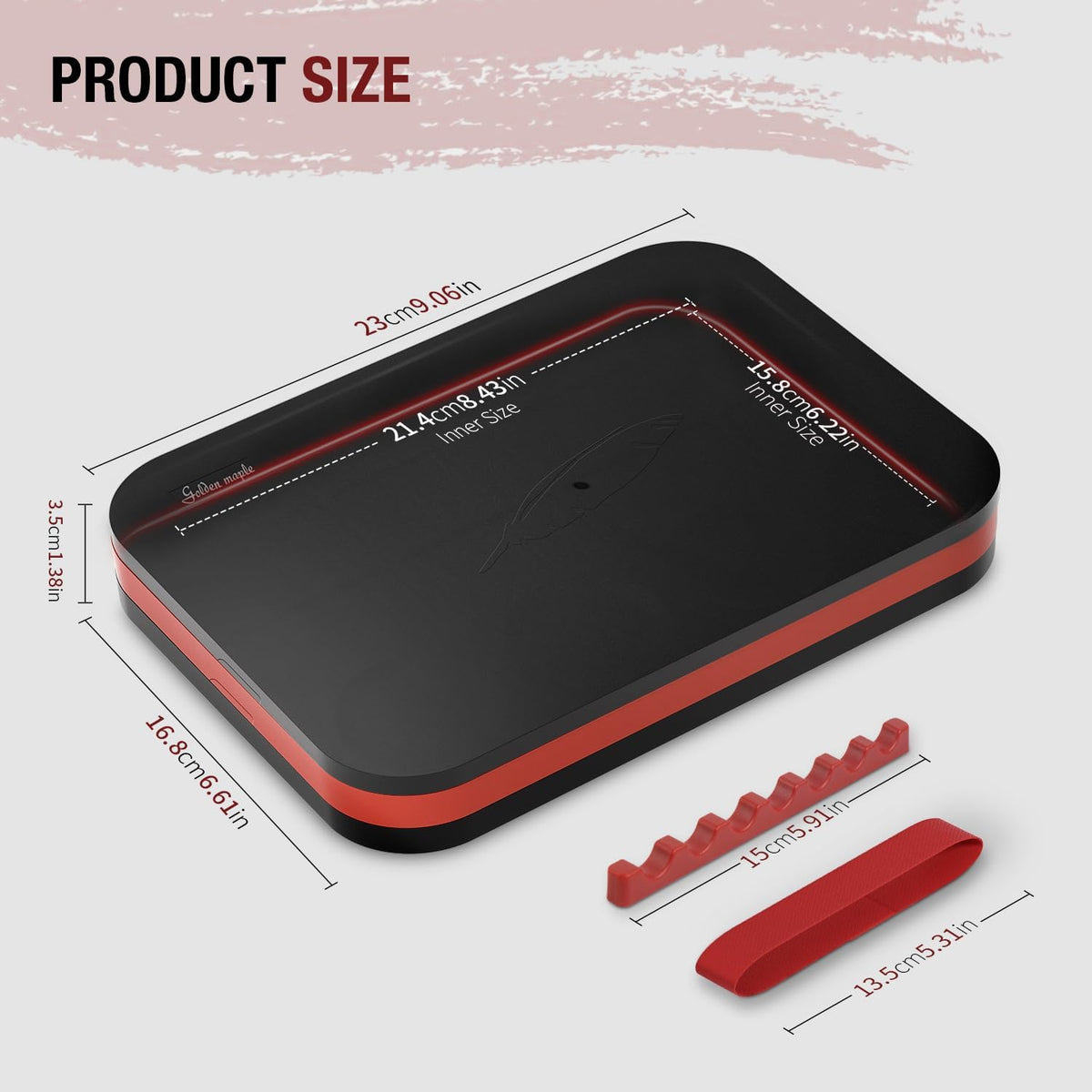 Wet Pallet for Painting Miniatures - Golden Maple 2 in 1 Dry and Wet Palette with Lid, Including 11 Miniature Paint Brushes,100PCS Palette Paper, 4PCS Sponges, Paint Brushes Holders