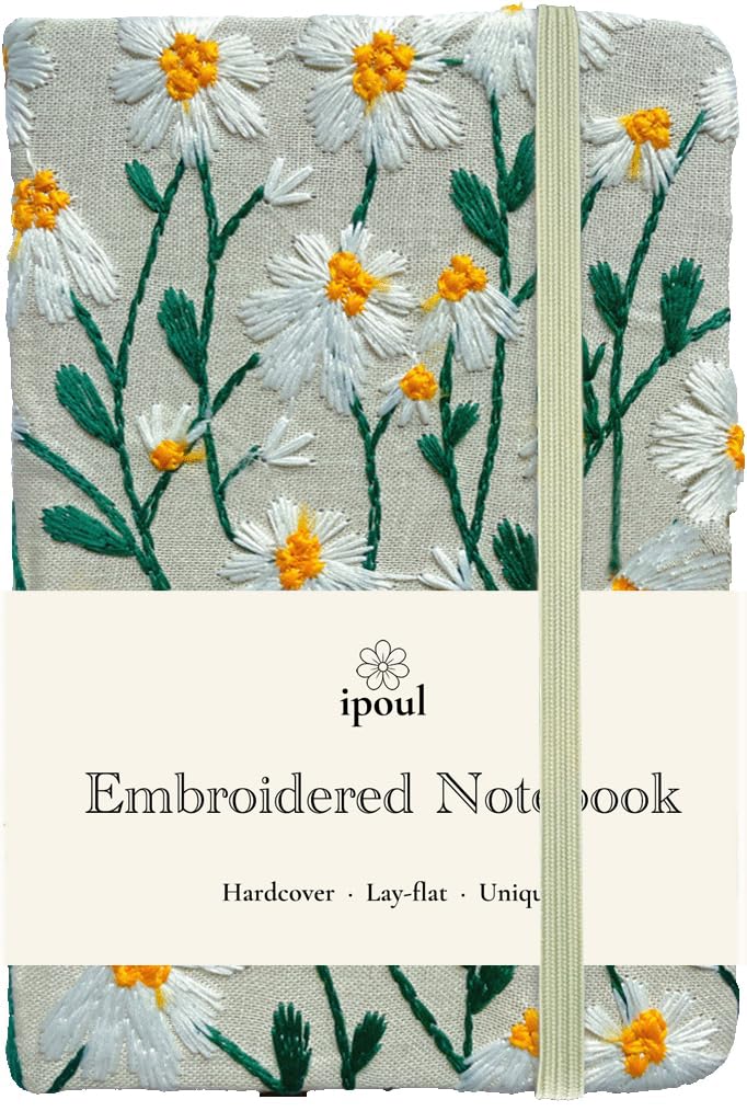 Flower Notebook, Cute Sketchbook, Drawing Journal, Blank Unlined Pages, for Art Drawing, A5, Plain, Hardcover, Gift for Women, Camellia, Orange