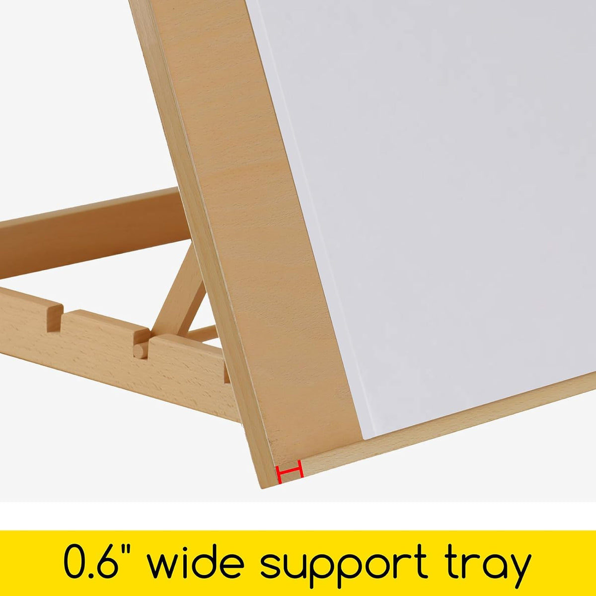 MEEDEN Extra Large Tabletop Easel: Wooden Easel for Painting Drawing Board