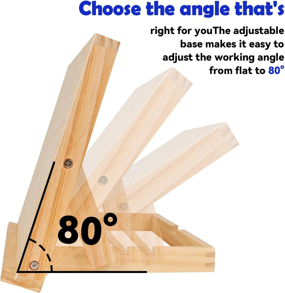 Easel for Painting Tabletop Easel 13 4/5 by 11 2/5 in