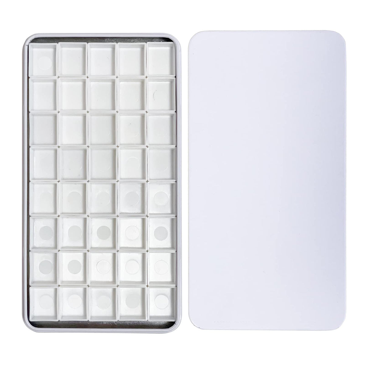 FCLUB Metal Watercolor Palette with 20 Wells Full Pans and Magnetic Strips