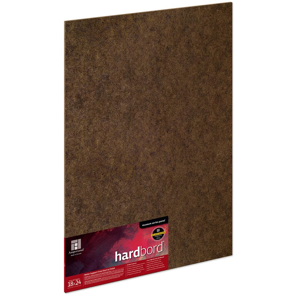 Ampersand Museum Series Hardbord for Painting and Mounting, 1/8 Inch Depth, 12X16 Inch (AMHB12)