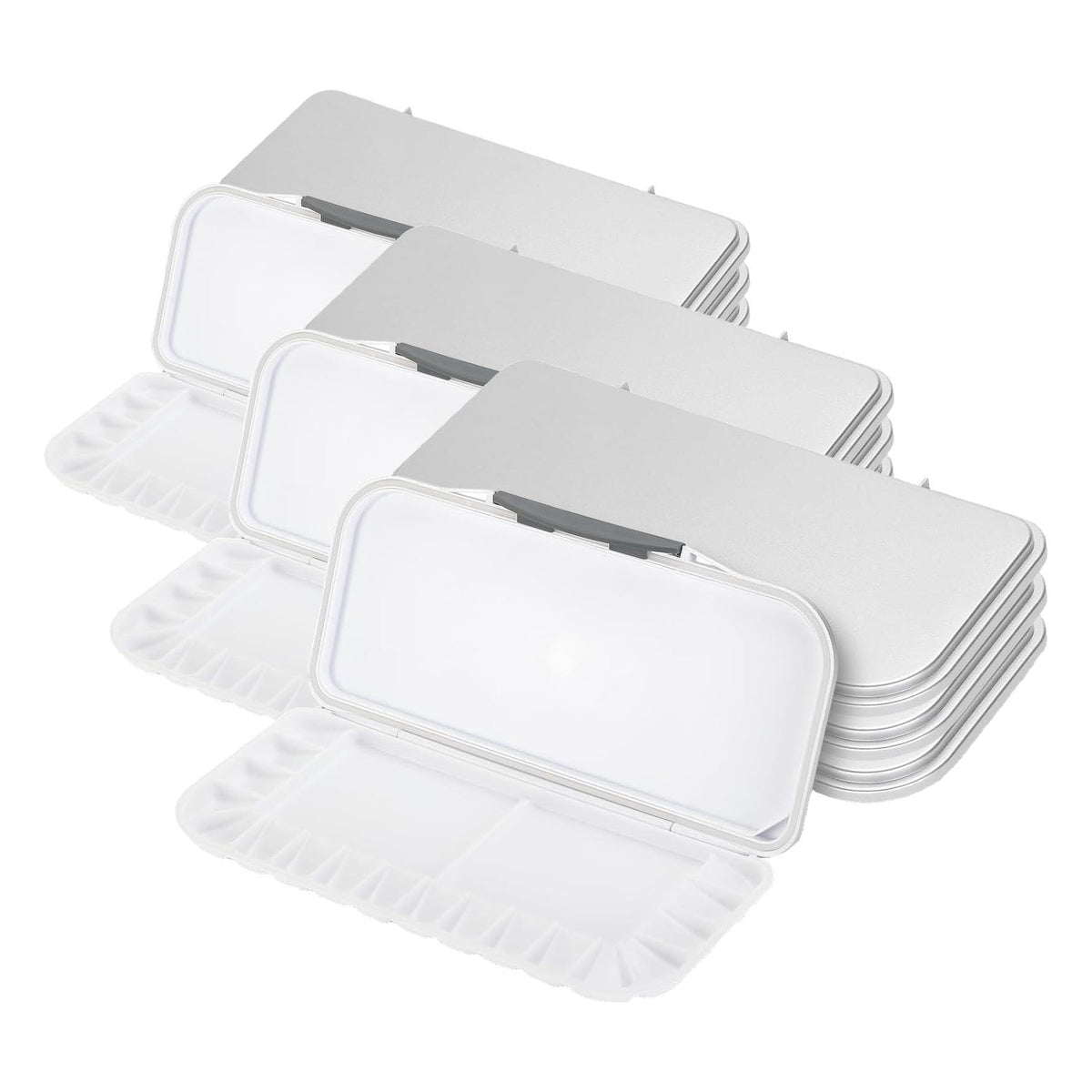 Mr. Pen- Airtight Watercolor Palette with Lid, 18 Wells & 2 Mixing Areas