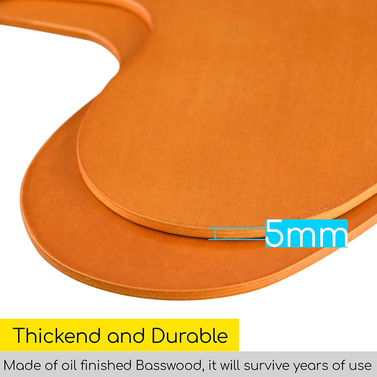 MEEDEN Wood Paint Palette: Artist Wooden Painting Palette