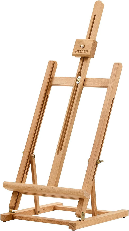 MEEDEN H-Frame Tabletop Easel for Painting: Adjustable Desktop Easel
