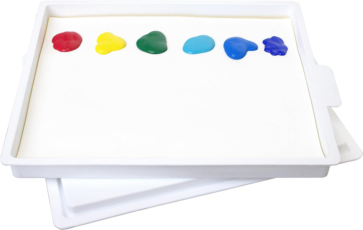 Masterson Sta-Wet Handy Palette Airtight Paint Palette Keeps Paint Fresh for Days, 8.5 by 7 Inches, Made in USA