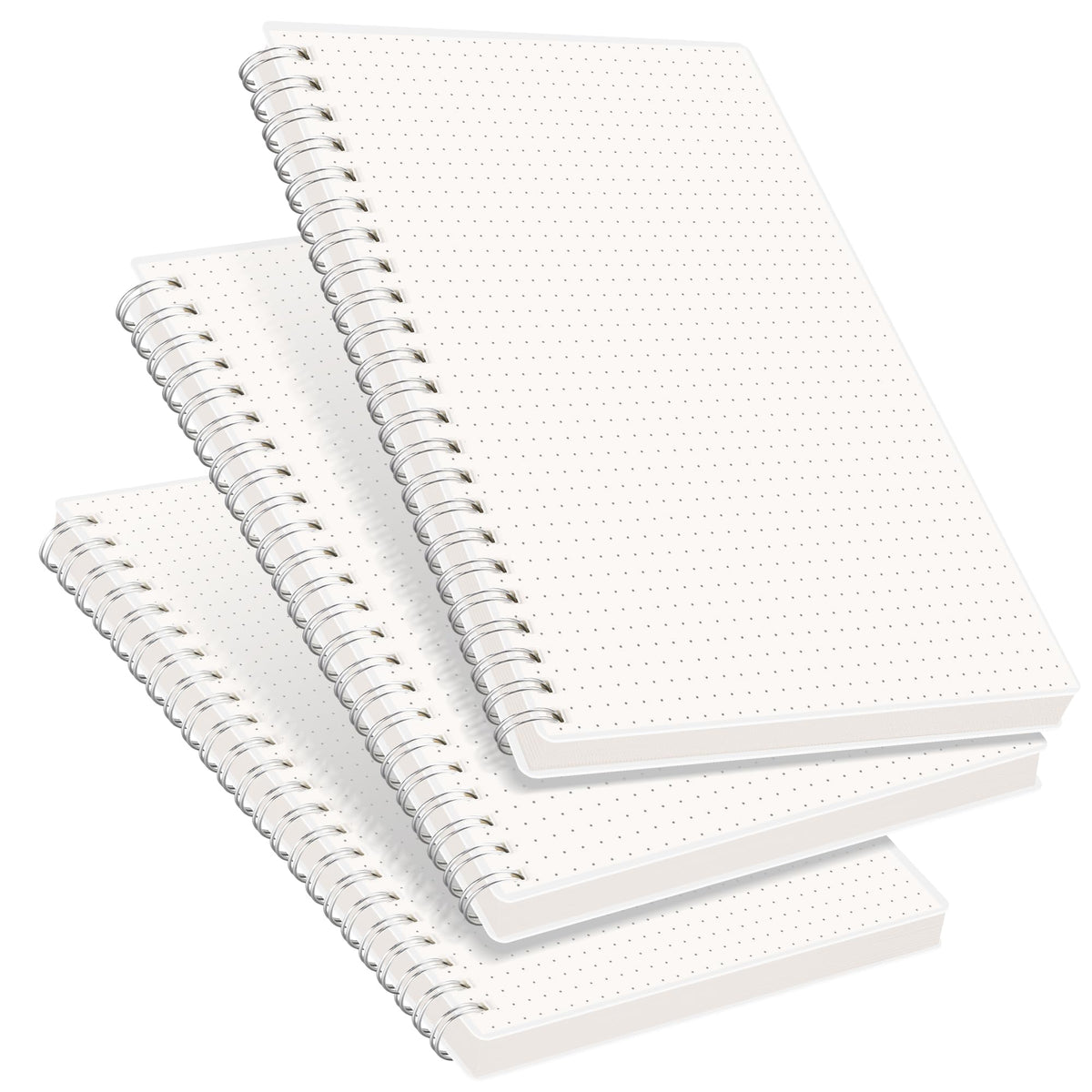 RETTACY Blank Journal Notebook, 160 Pages per Pack, B5 Size (7.6'' × 10'')