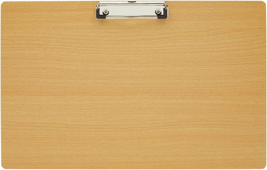 Juvale Wooden Clipboard - 11.5 x 17 in, Natural Wood - Lap Board & Lap Easel - Legal Size Clipboard for Forms - Portable Drawing Board