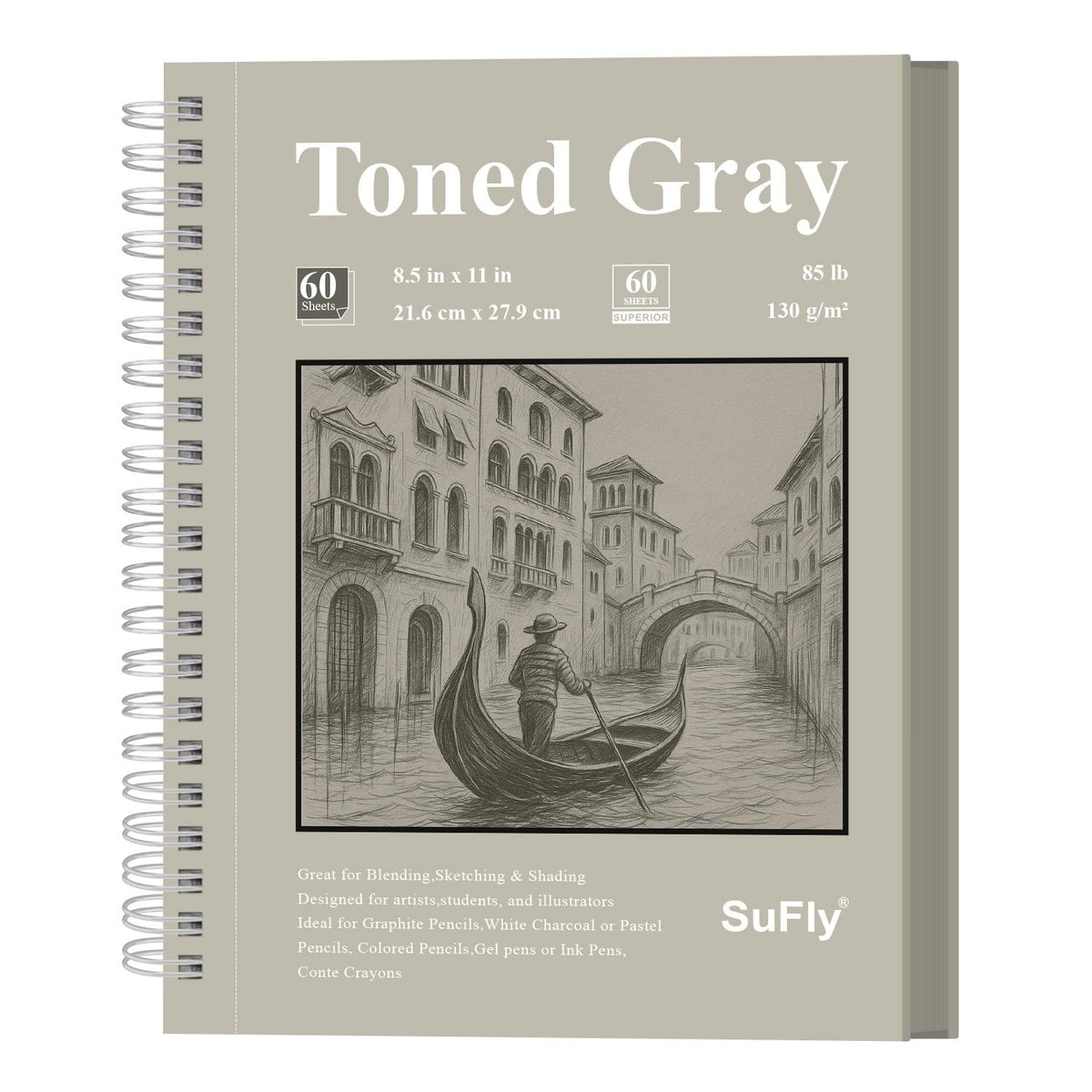SuFly Small Sketch Book 5.5"x8.5", 2-Pack Mini Sketchbook, Spiral Bound Sketchbook Hardcover with 200 Sheets of 68lb/100gsm Mini Drawing Pad Paper, Small Sketch Pads for Drawing for Adults & Kids.